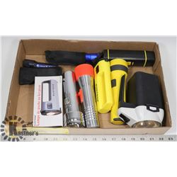 FLASHLIGHTS- ASSORTED BOX LOT