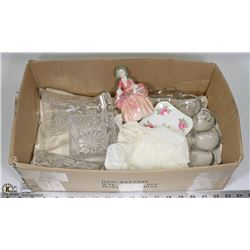 BOX W/ ROYAL DOULTON BO-PEEP FIGURINE,