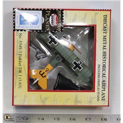DIECAST METAL HISTORICAL AIRPLANE- FOKKER DR. 1