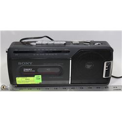 SONY 2-WAY SPEAKER RADIO CASSETTE PLAYER