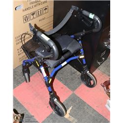 EVOLUTION WALKER & AIRGO COMFORT PLUS FOOTED CANE