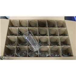 CASE WITH 24 BIG ROCK BEER GLASSES