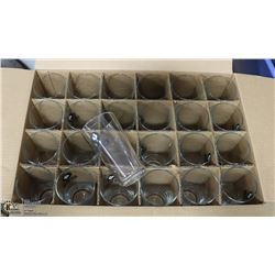 CASE WITH 24 BIG ROCK BEER GLASSES