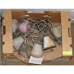 COLLECTION OF VINTAGE PATIO LANTERNS