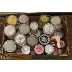 LOT OF TREMCLAD AND URETHANE PAINTS
