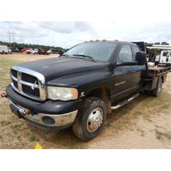 2003 DODGE RAM 3500 Flatbed Truck