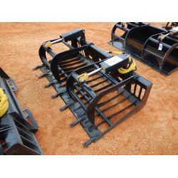 72" GRAPPLE RAKE Skid Steer Attachment