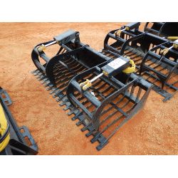 72" GRAPPLE RAKE Skid Steer Attachment