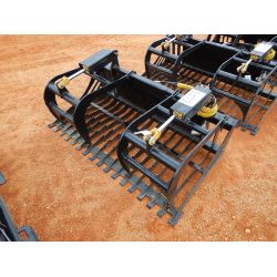 72" GRAPPLE RAKE Skid Steer Attachment