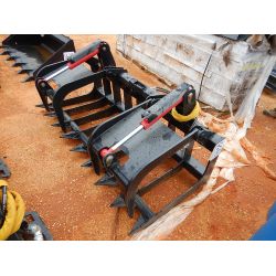 72" GRAPPLE RAKE Skid Steer Attachment