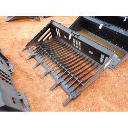 66" ROCK BUCKET Skid Steer Attachment