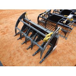 60" GRAPPLE RAKE Skid Steer Attachment