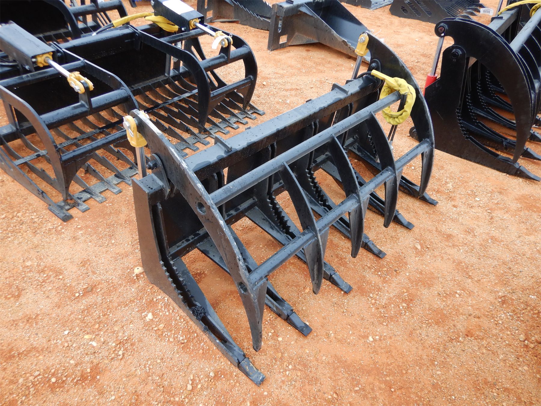 60" GRAPPLE RAKE Skid Steer Attachment