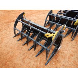 68" GRAPPLE RAKE Skid Steer Attachment