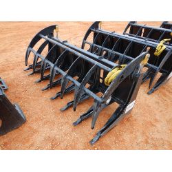 78" GRAPPLE RAKE Skid Steer Attachment