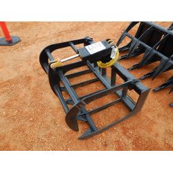 48" GRAPPLE RAKE Skid Steer Attachment