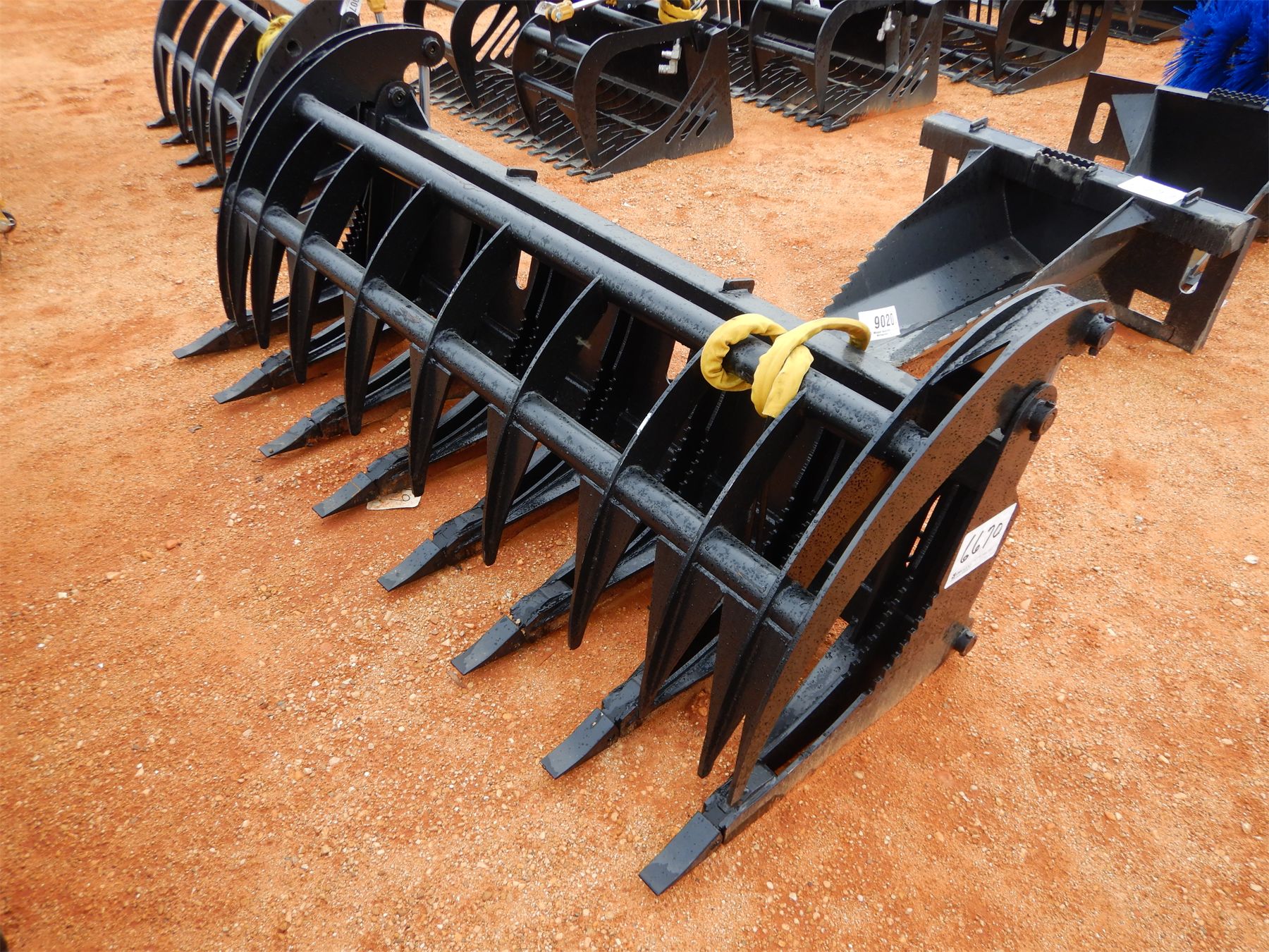 84" GRAPPLE RAKE Skid Steer Attachment J.M. Wood Auction Company, Inc.