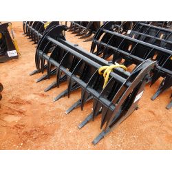 72" GRAPPLE RAKE Skid Steer Attachment