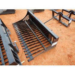 72" RAKE Skid Steer Attachment