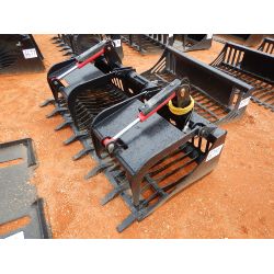 80" GRAPPLE RAKE Skid Steer Attachment