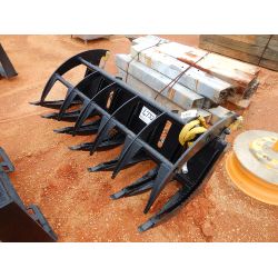 72" GRAPPLE RAKE Skid Steer Attachment