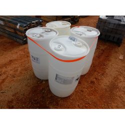 (4) MISC SIZE  PLASTIC BARRELS Miscellaneous