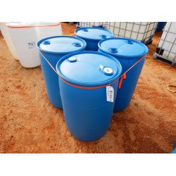 (4) 50 GAL  PLASTIC BARRELS Miscellaneous