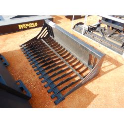 66" ROCK BUCKET Skid Steer Attachment