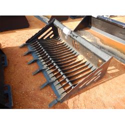 66" ROCK BUCKET Skid Steer Attachment