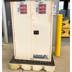 JUSTRITE FLAMMABLE STORAGE CABINET Shop Equipment