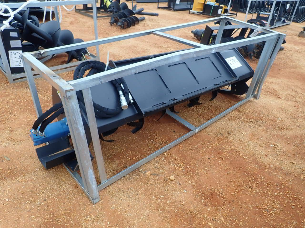 GREATBEAR ROTARY CULTIVATOR Skid Steer Attachment