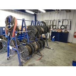 HOSE RACK/ BOLT BINS Shop Equipment