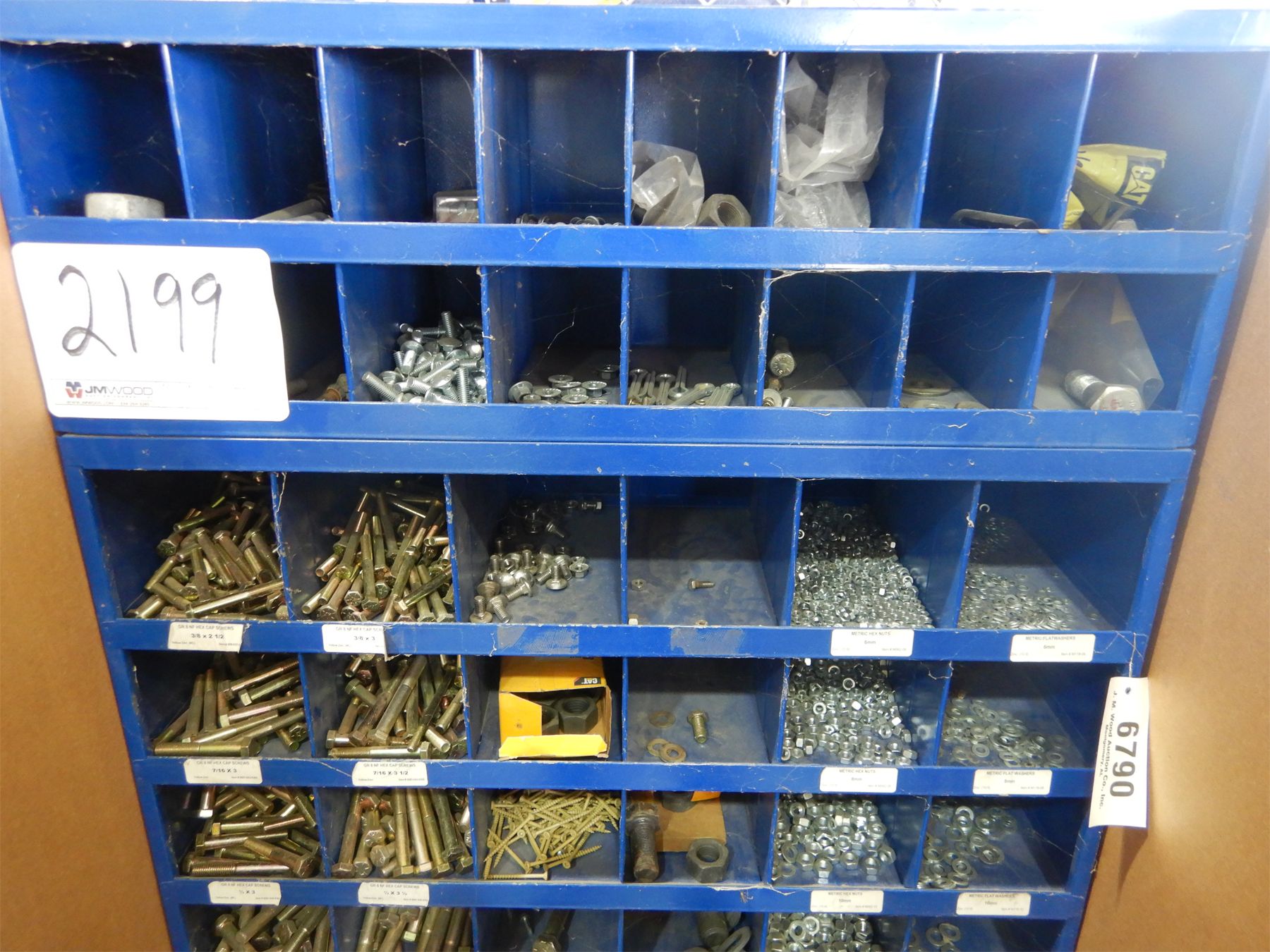 METAL BOLT BIN Shop Equipment