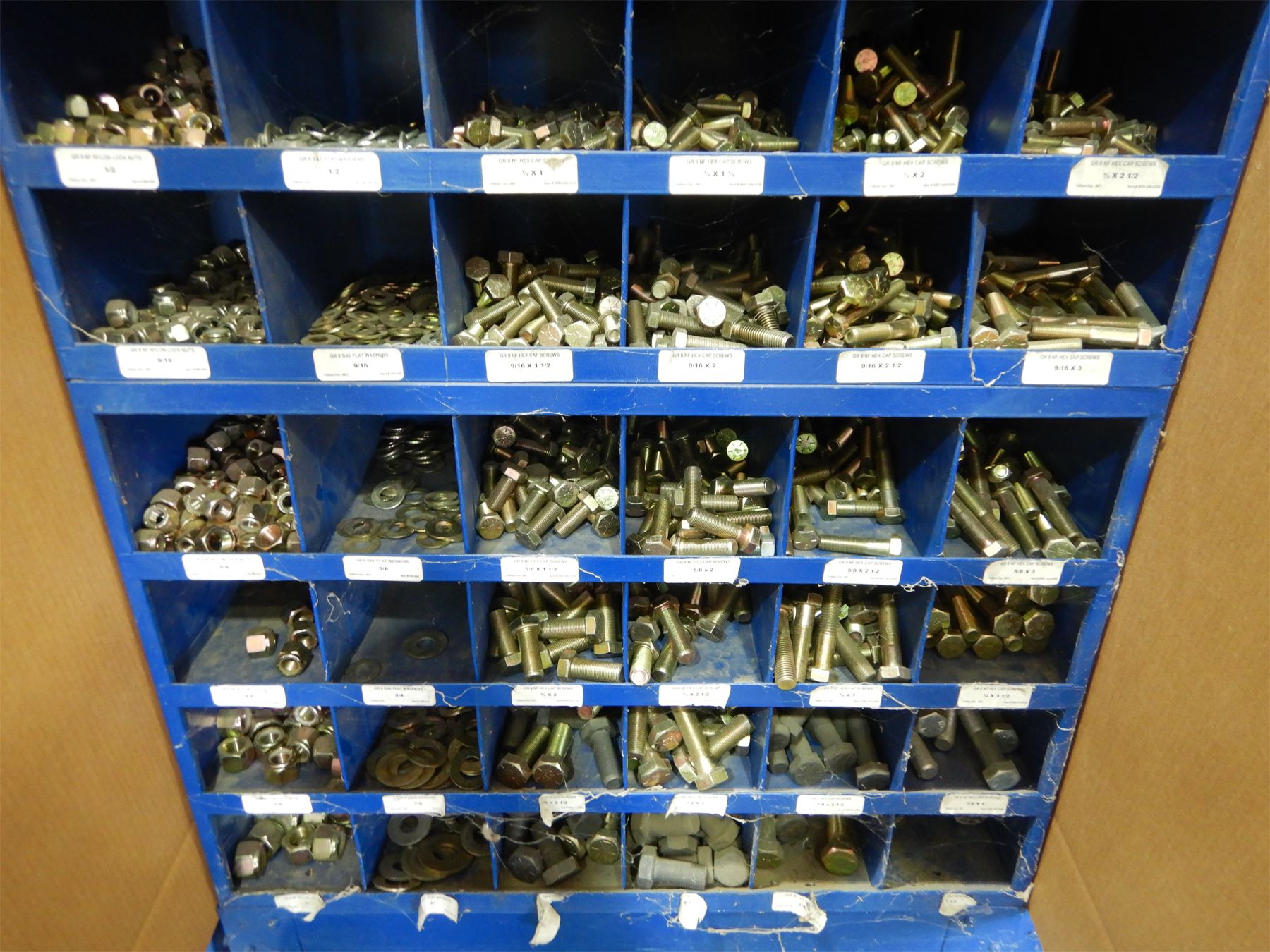 METAL BOLT BIN Shop Equipment