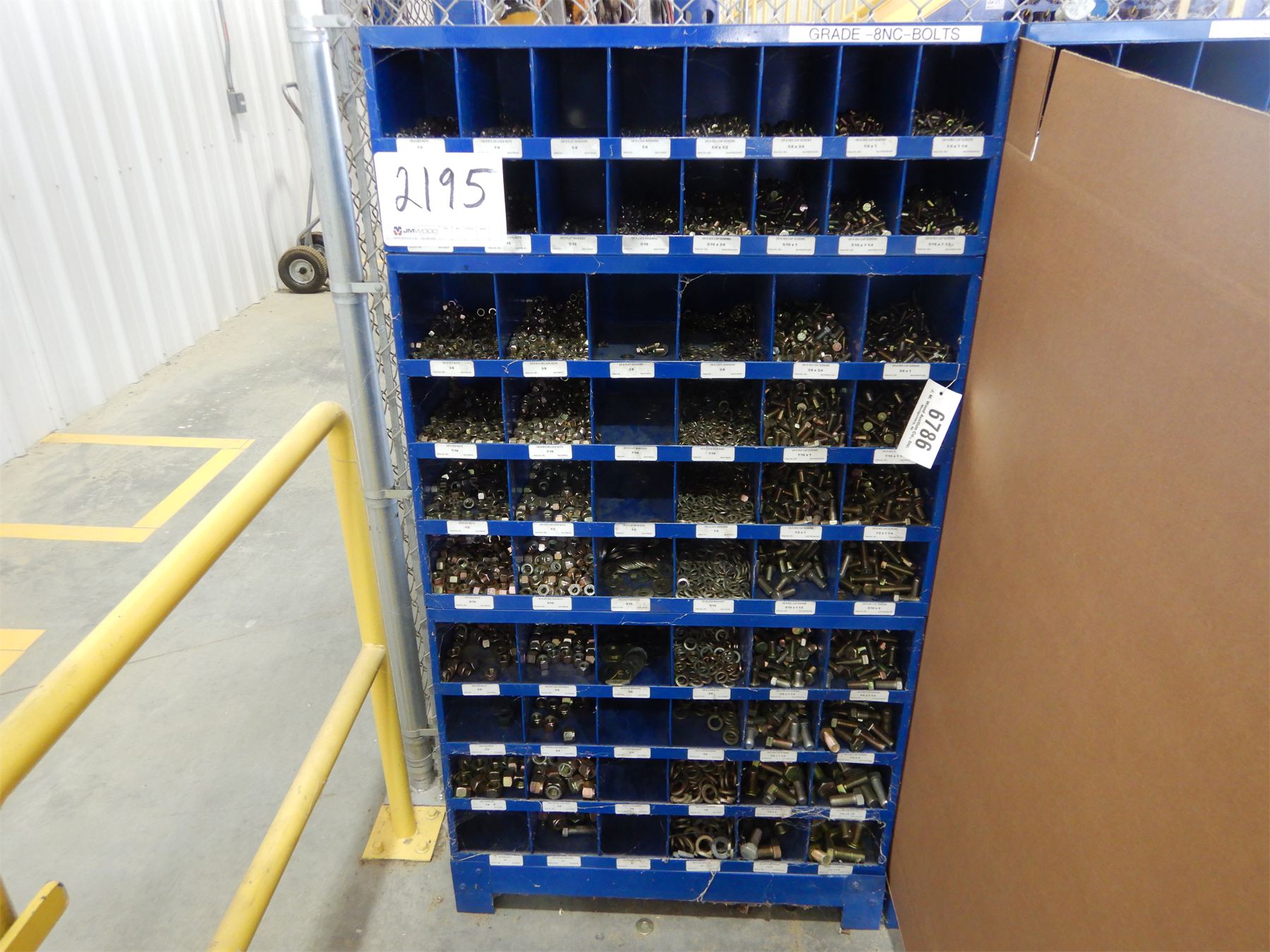 METAL BOLT BIN Shop Equipment