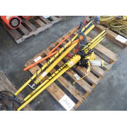 HASTINGS TELESCOPIC HOT STICKS, KLEIN CONDUIT BENDERS Shop Equipment