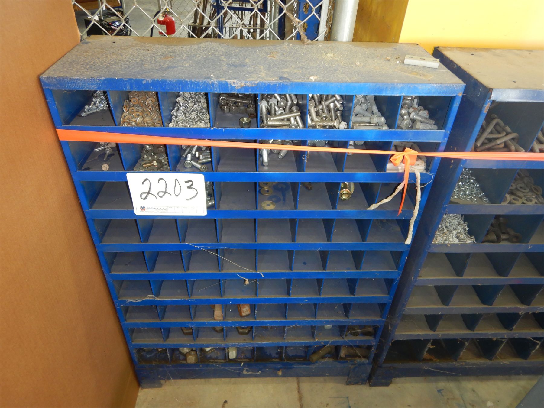 METAL BOLT BINS Shop Equipment J.M. Wood Auction Company, Inc.