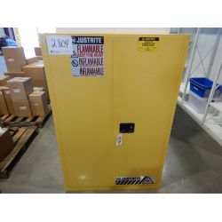 JUSTRITE FLAMMABLE STORAGE CABINET Shop Equipment