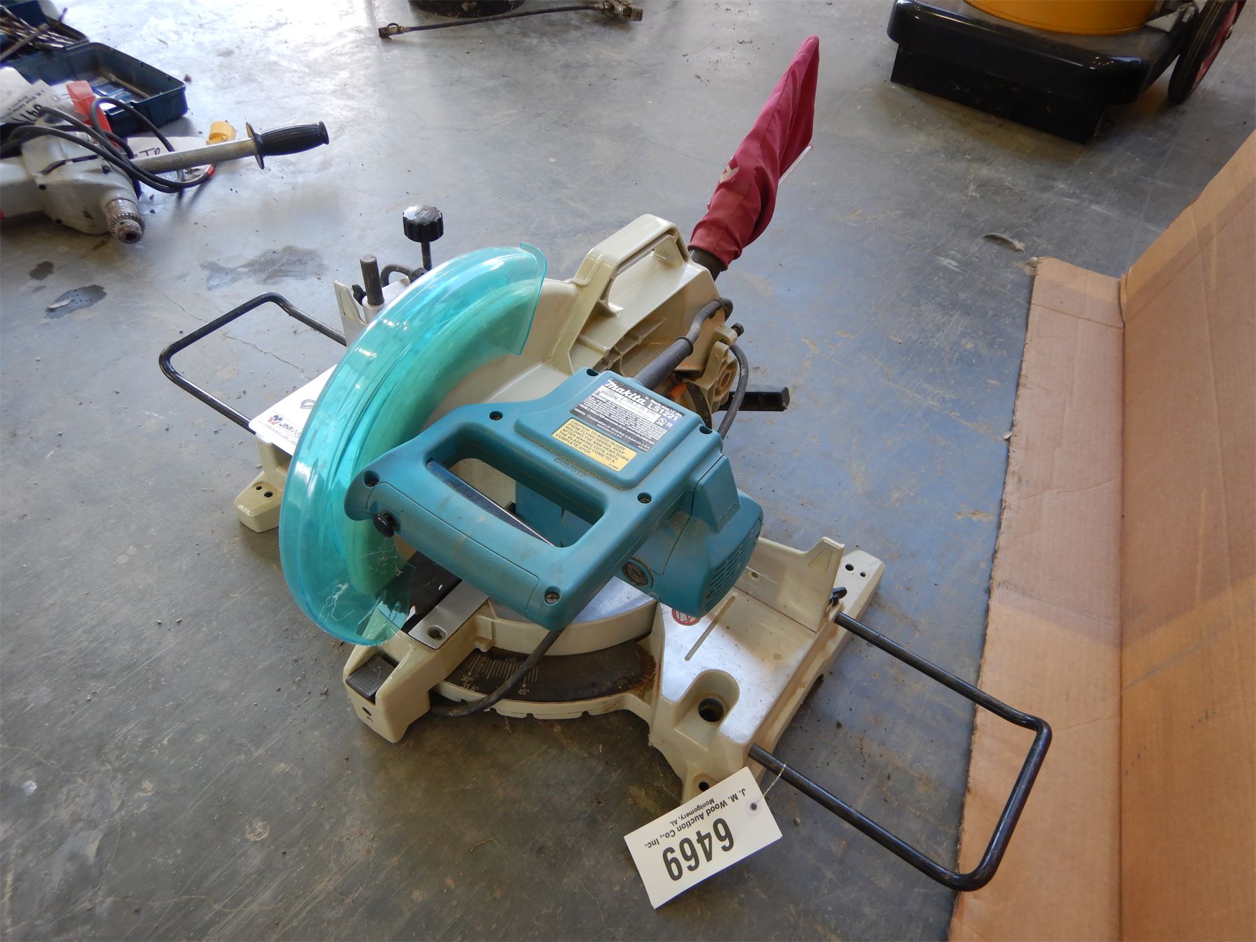 MAKITA LS1221 12" MITER Tool J.M. Wood Auction Company, Inc.