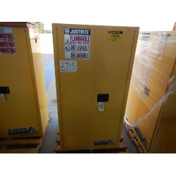 JUSTRITE FLAMMABLE STORAGE CABINET Shop Equipment