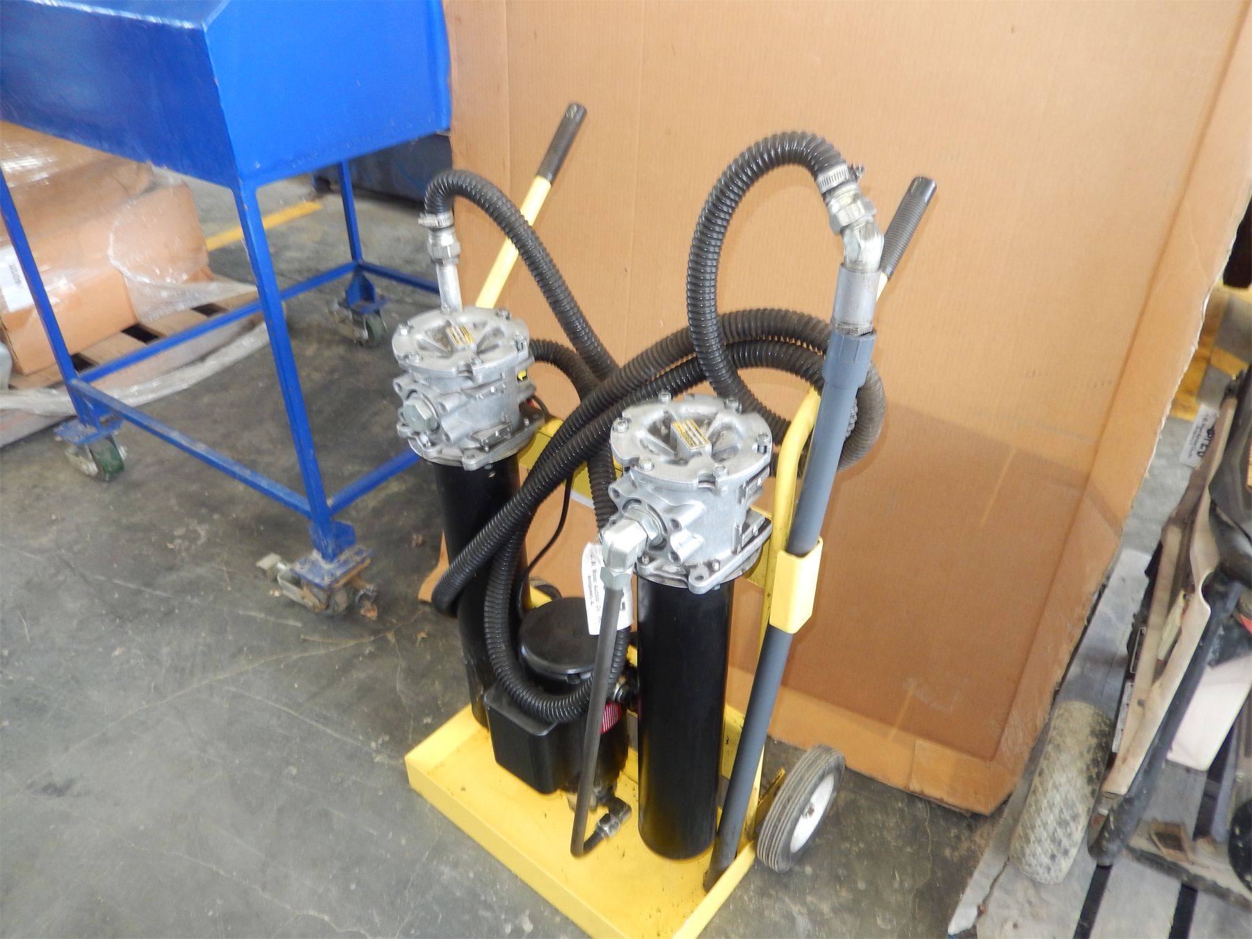 PARKER Electric Hyd Filter Cart Shop Equipment J.M. Wood Auction