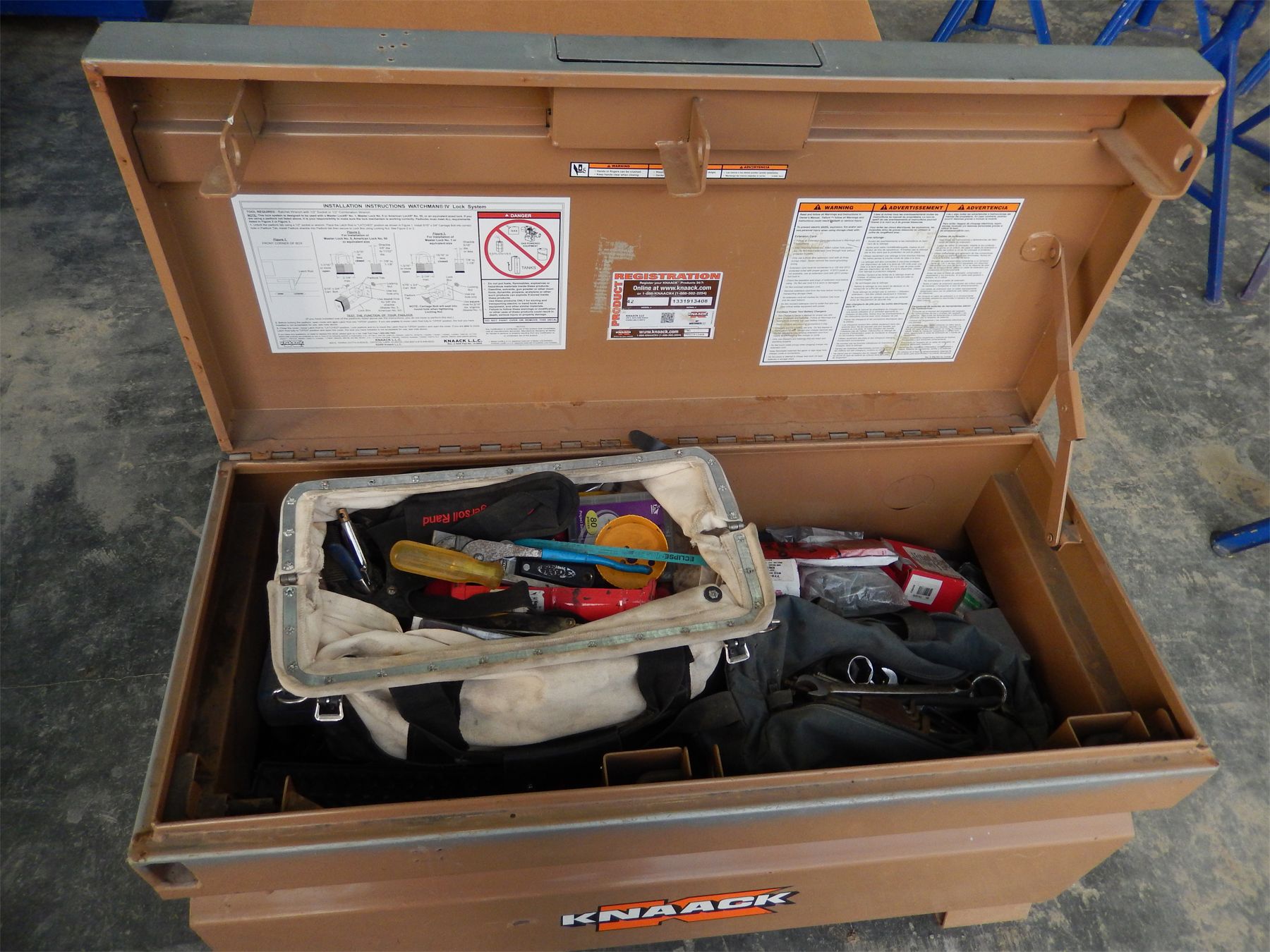 KNAACK 42" Tool Box Truck Product and Accessory J.M. Wood Auction