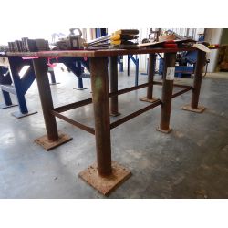 4' X 8' METAL Table Shop Equipment