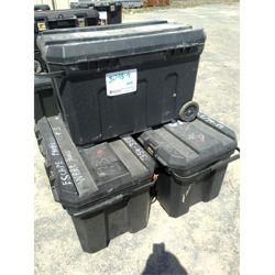 3 - Utility Storage Tote 18" x 34"L x 20 1/2" D  Miscellaneous