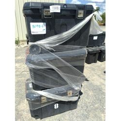 3 - Utility Storage Tote 18" x 34"L x 20 1/2" D Plastic Storage Boxes Miscellaneous