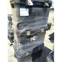 3 - Utility Storage Tote 18" x 34"L x 20 1/2" D Plastic Storage Boxes Miscellaneous