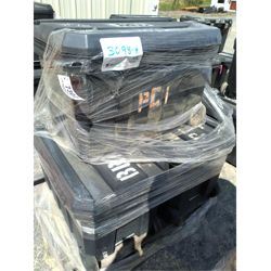 3 - Utility Storage Tote 18" x 34"L x 20 1/2" D Plastic Storage Boxes Miscellaneous