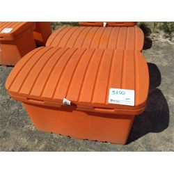 3 - Heavy duty plastic storage containers 23" W x 44"L x 25" D Miscellaneous