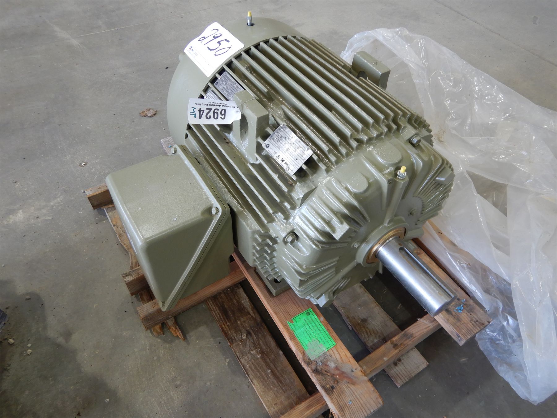GE ELECTRIC MOTOR Miscellaneous J.M. Wood Auction Company, Inc.