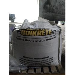 3,000 LB SUPER SACK OF COMMERCIAL GRADE QUIKRETE CONTAINS PORTLAND CEMENT 2 PER LOT  Miscellaneous